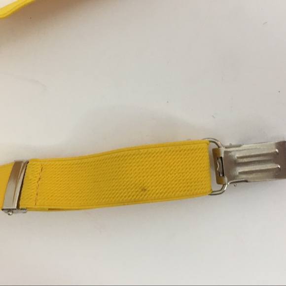 Vintage Mickey Mouse Yellow Suspenders - Picture 3 of 4